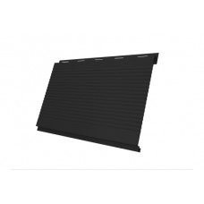 Вертикаль 0,2 gofr 0,45 Drap ST с пленкой RAL 9005 черный