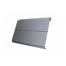 Вертикаль 0,2 line 0,5 Satin с пленкой RAL 9006 бело-алюминиевый