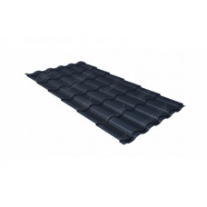 Металлочерепица кредо 0,5 Rooftop Matte RAL 7024 мокрый асфальт