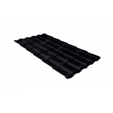 Металлочерепица кредо 0,5 Rooftop Matte RAL 9005 черный