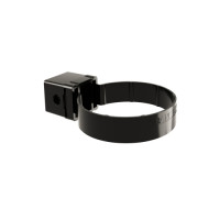 Хомут трубы Kliker ПВХ GL Premium черный (RAL 9005)