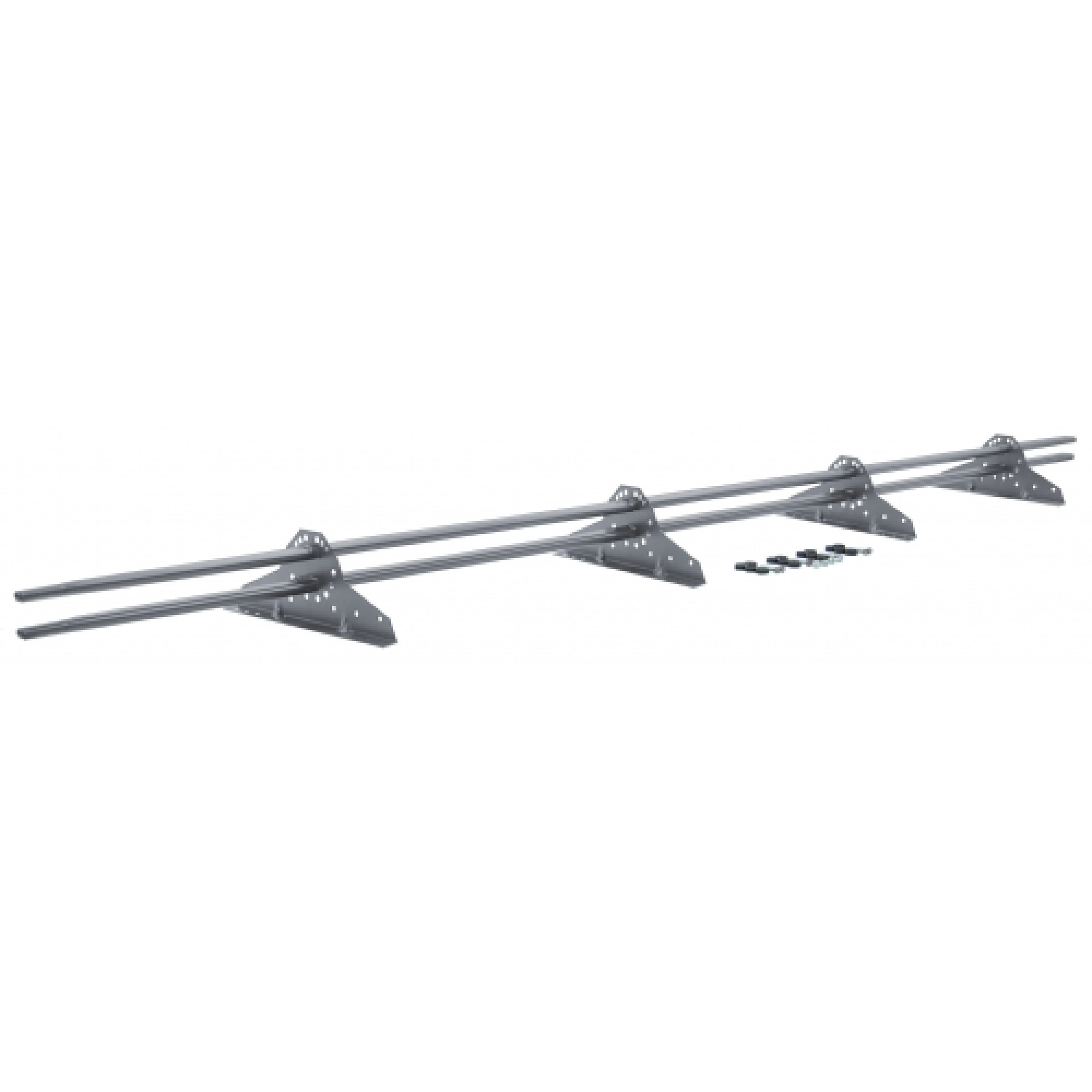 Снегозадержатель NEW трубчатый Grand Line RAL 9006 3м