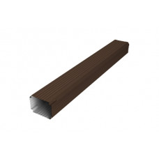 Труба гофрированная Vortex Lite 76х102х1000 мм PE RAL 8017 шоколад