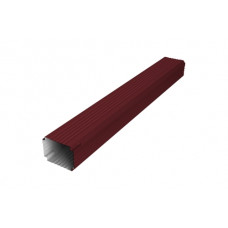 Труба гофрированная Vortex Lite 76х102х1000 мм PE RAL 3005 красное вино