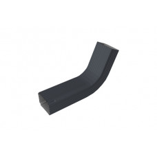 Колено трубы гофрированное Vortex Lite Matt 76х102 мм RAL 7024