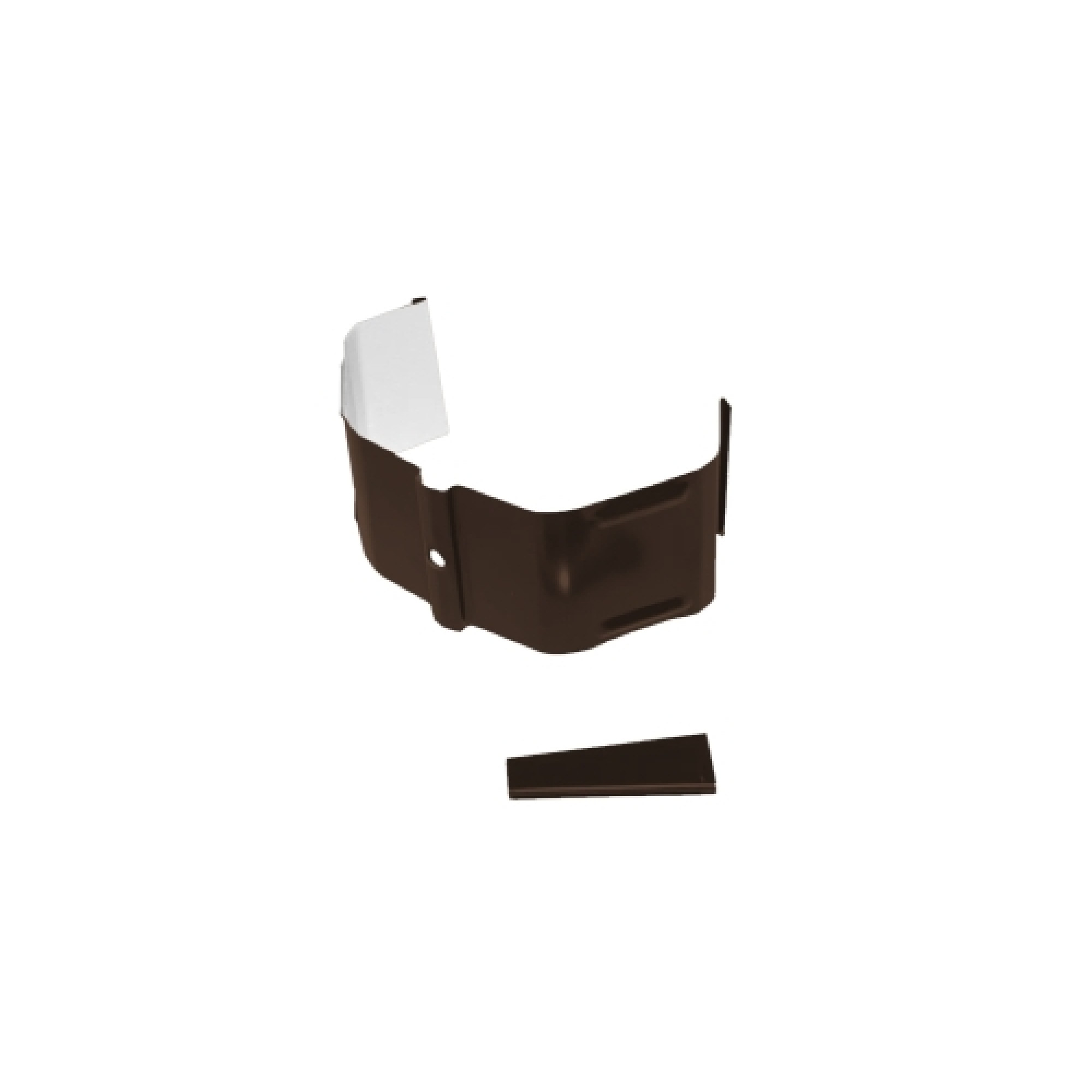 Крепление трубы для гофры на кирпич Vortex Lite Matt RAL 8017 шоколад