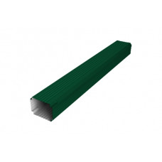 Труба гофрированная Vortex Lite 76х102х1000 мм PE RAL 6005 зеленый мох