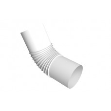 Колено стока трубы Vortex Project 146мм RAL 9003