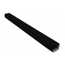 Труба прямоугольная Vortex Matt 1м RAL 9005 черный