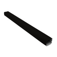 Труба прямоугольная Vortex Matt 3м RAL 9005