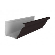 Желоб прямоугольный Vortex Lite Matt 130 мм 3м RAL 9005 черный