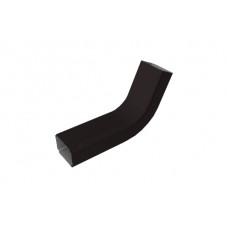 Колено трубы гофр. Vortex Lite Matt 76х102 мм RAL 9005 черный