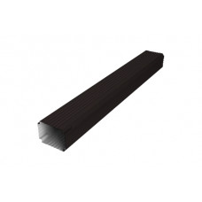 Труба гофр. Vortex Lite Matt 76х102х1000 мм RAL 9005 черный