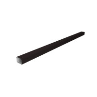 Труба гофр. Vortex Lite Matt 76х102х3000 мм RAL 9005 черный