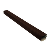 Труба прямоугольная Vortex 2,5м RAL 8017