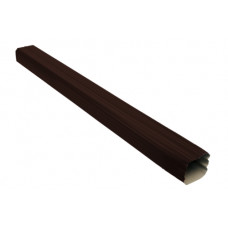 Труба прямоугольная Vortex 2,5м RAL 8017