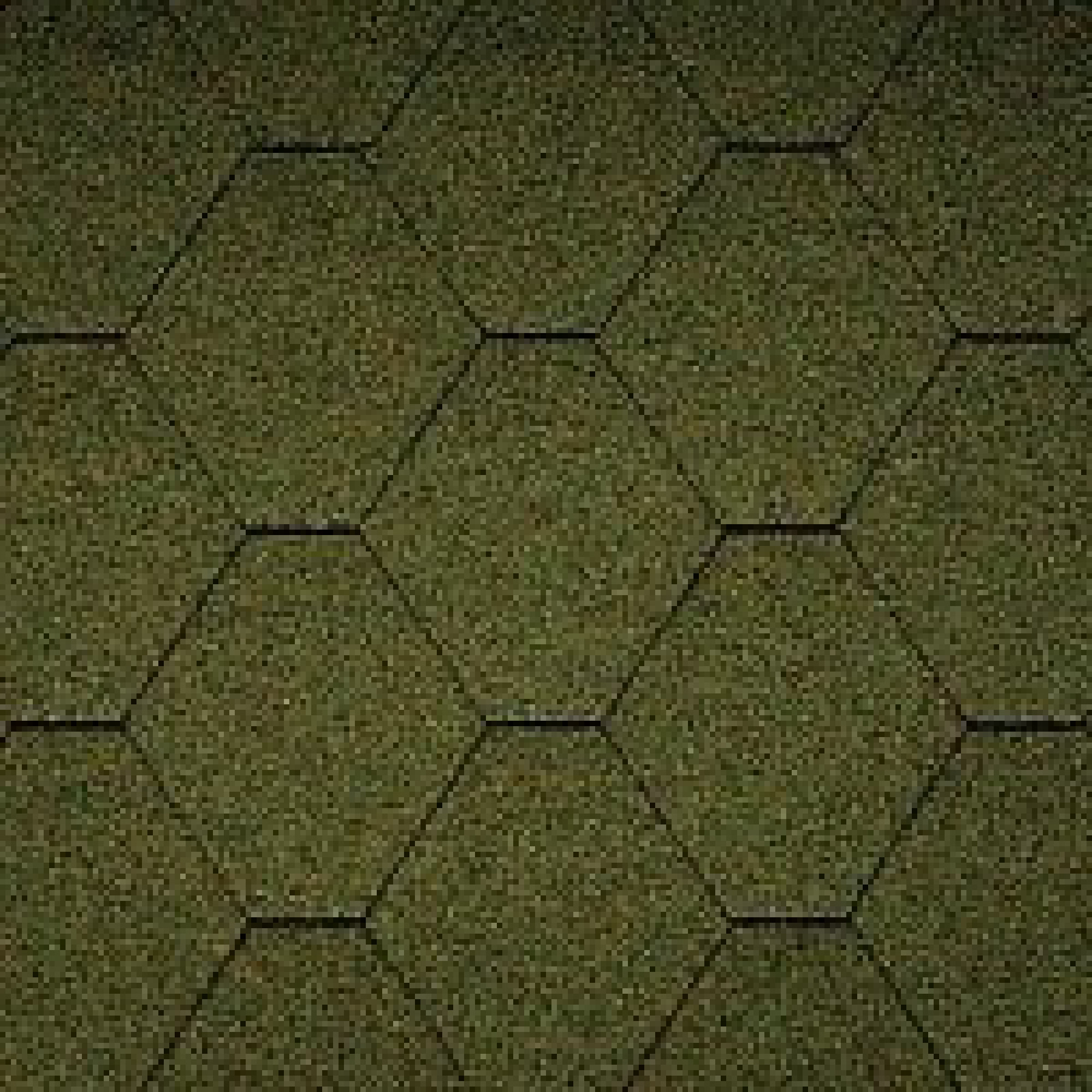 Однослойная гибкая черепица Икопал Плано Натур зеленая