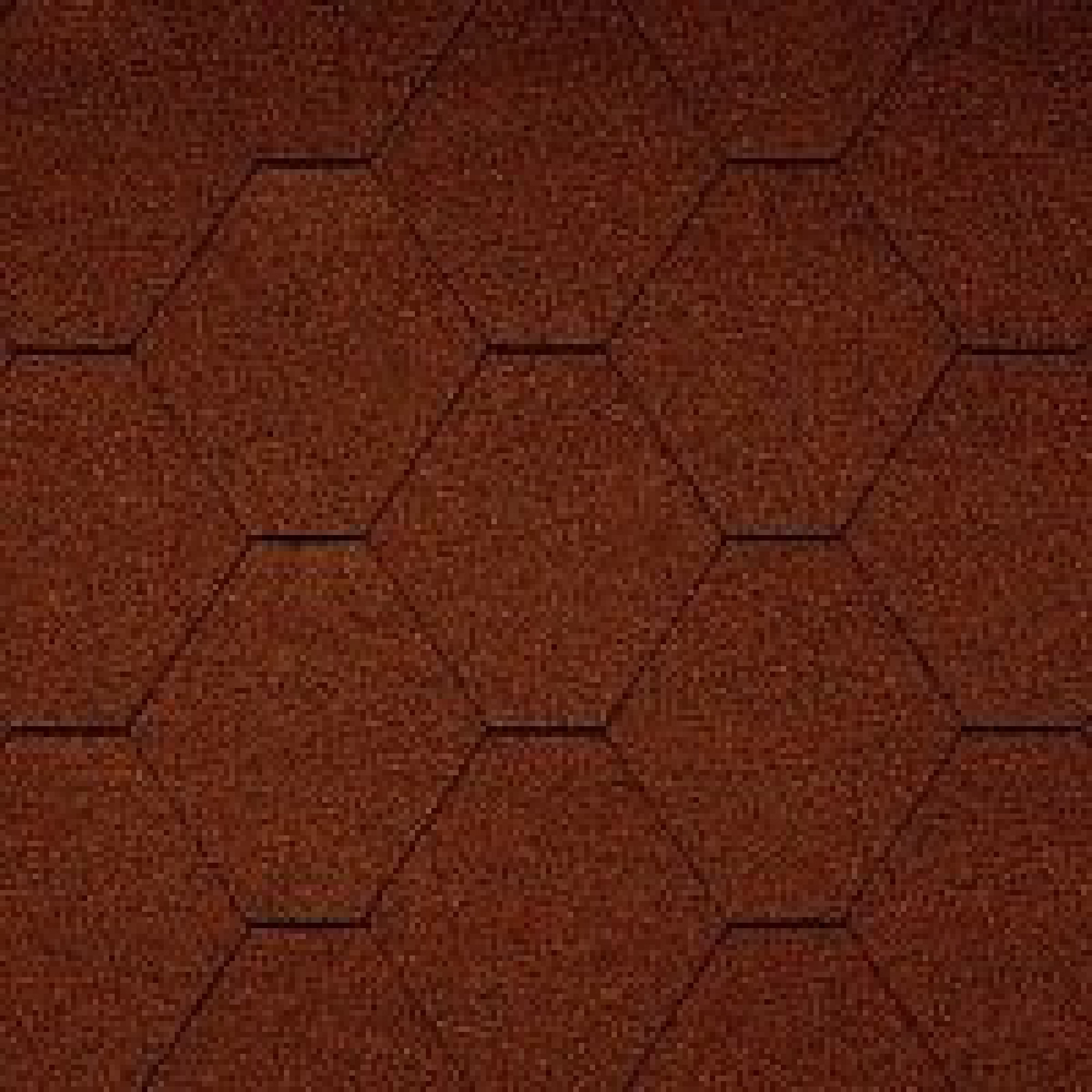 Однослойная гибкая черепица Икопал Плано Натур красная