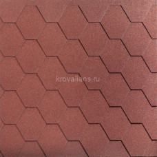 Гибкая черепица Katepal (Катепал) KL (Красный) /1 кв.м/
