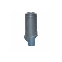 Выход канализации Krovent Pipe-VT 125/100 IS серый