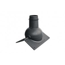 Выход канализации коньковый Krovent Pipe-cone черный