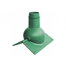 Коньковый элемент Krovent Pipe-Cone зеленый