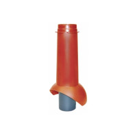 Выход канализации Krovent Pipe-VT 110 IS красный