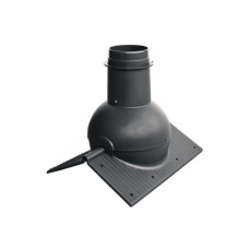 Коньковый элемент Krovent Pipe-Cone черный
