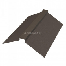 Конёк плоский 116х30х116х2000 мм PE Super Matt 0,45 мм Zn140 RR32