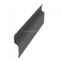 Пристенная планка накладная 30х20х50х20х2000мм PE Matt 0,5мм Zn140  RAL8019