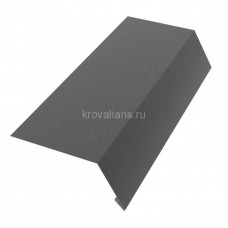 Карнизная планка 100х60х2000мм GreenCoat Mica BT 0,5мм RAL7024 Matt