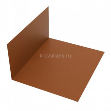 Планка примыкания 150х250х2000мм PE Rooftop Matt 0,5 мм Zn180 RAL9005