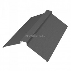 Конёк плоский 116х30х116х2000 мм Crown BT Matt 0,5мм RR23