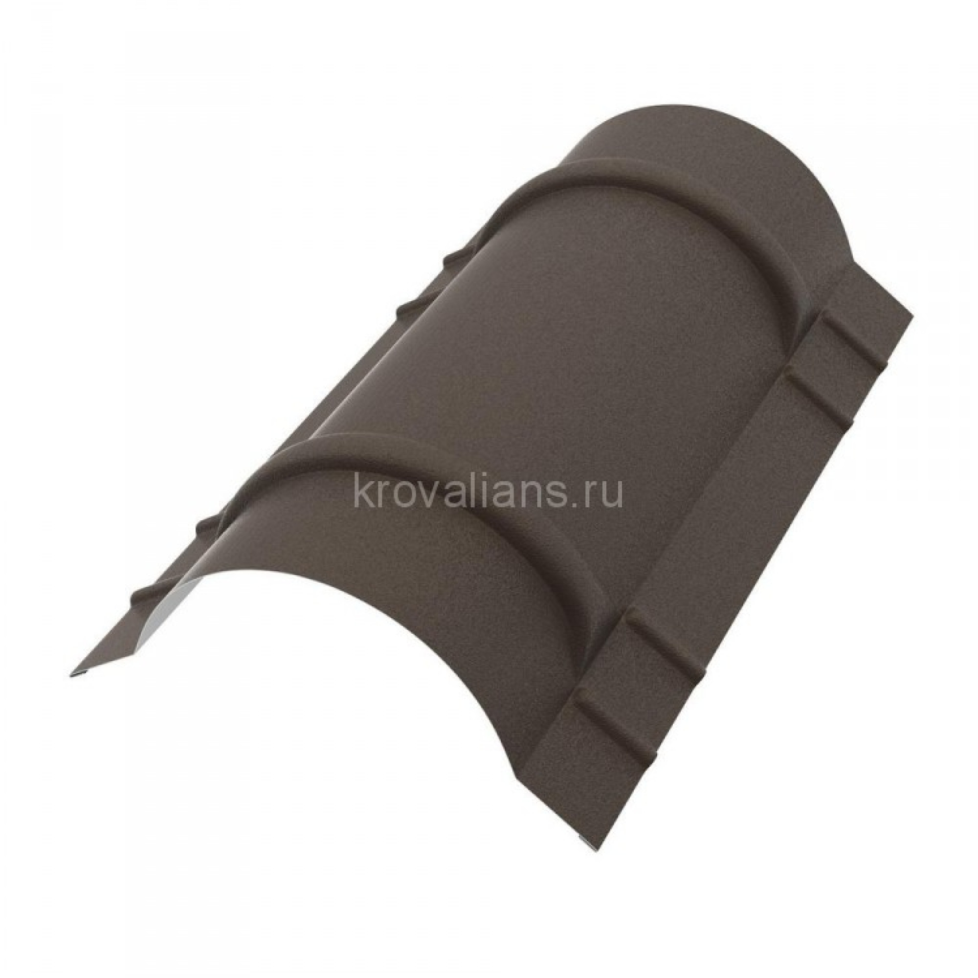Конёк полукруглый  R90мм 1970мм PE Super Matt 0,45 мм Zn140 RR32