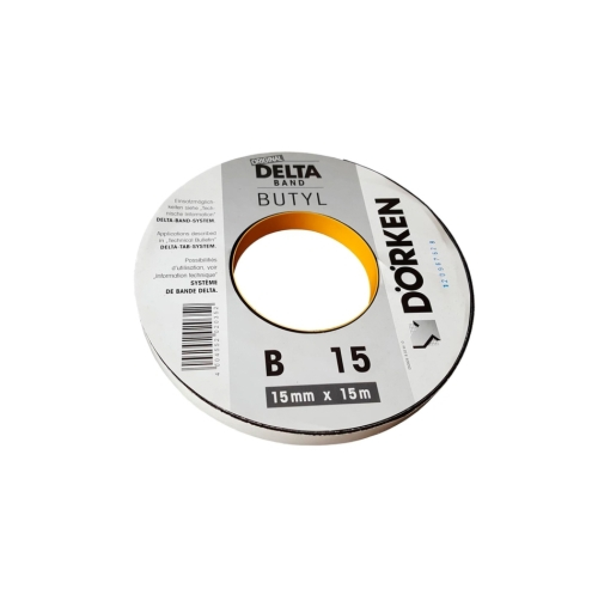 Delta-Butyl-Band B15 двусторонняя соединительная лента из бутилкаучука