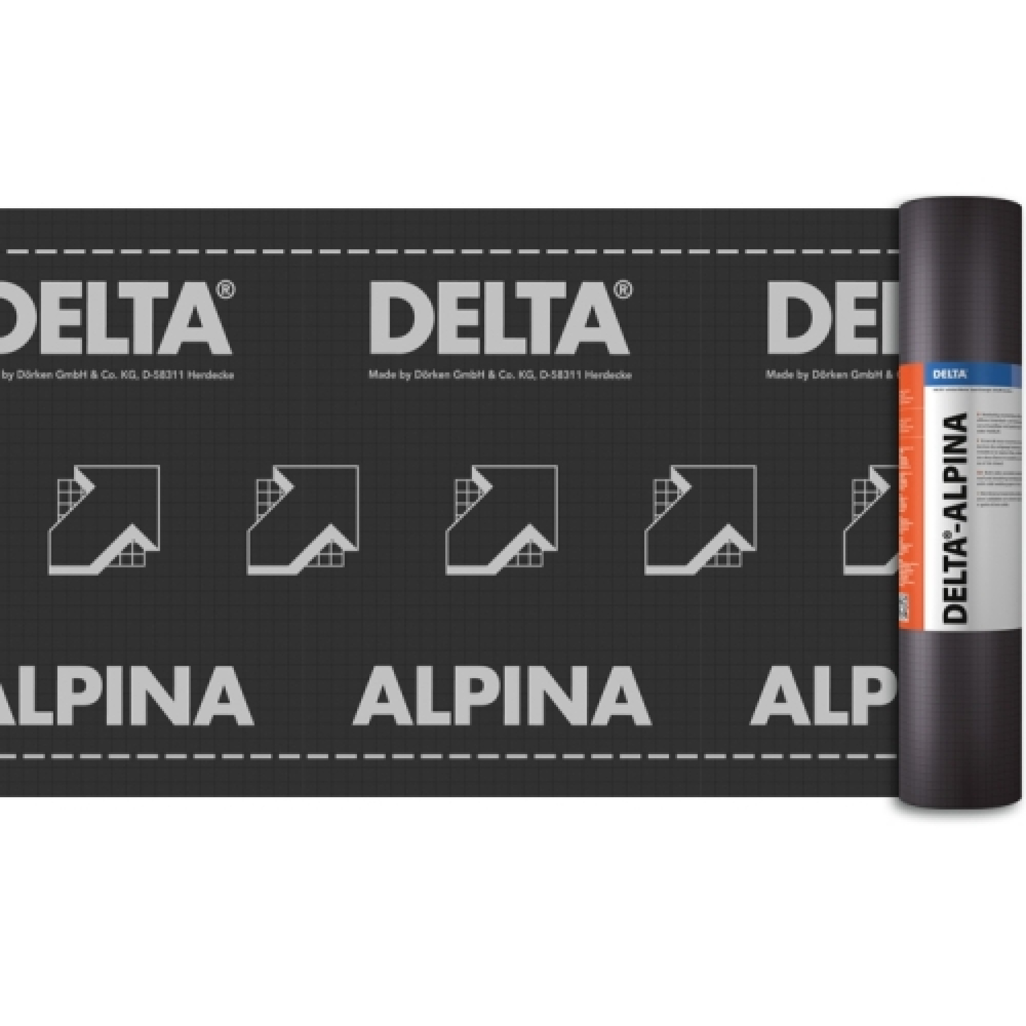 Delta-Alpina диффузионная мембрана для водонепрониц. нижней кровли