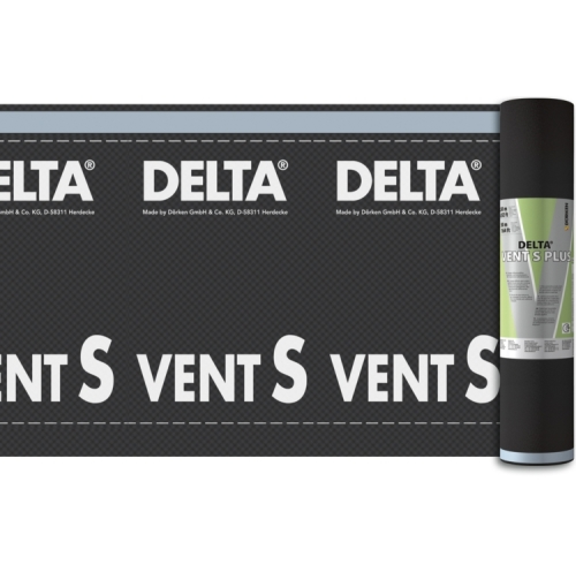 Delta-Vent S Plus диффузионная пленка с двумя зонами проклейки