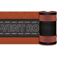 DELTA-VENT ROLL 360KUPFER (медный)вентиляционный рулон для конька и хребта, 360 ммDELTA-TOP MACRO 300 AL (красный) гладкий самоклеящийся рулон для примыканий, алюм