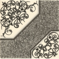 Напольная плитка «Beryoza Ceramica», полонез белая, 41.8×41.8
