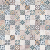 Напольная плитка «Beryoza Ceramica», Терраццо синий, 29.8×29.8