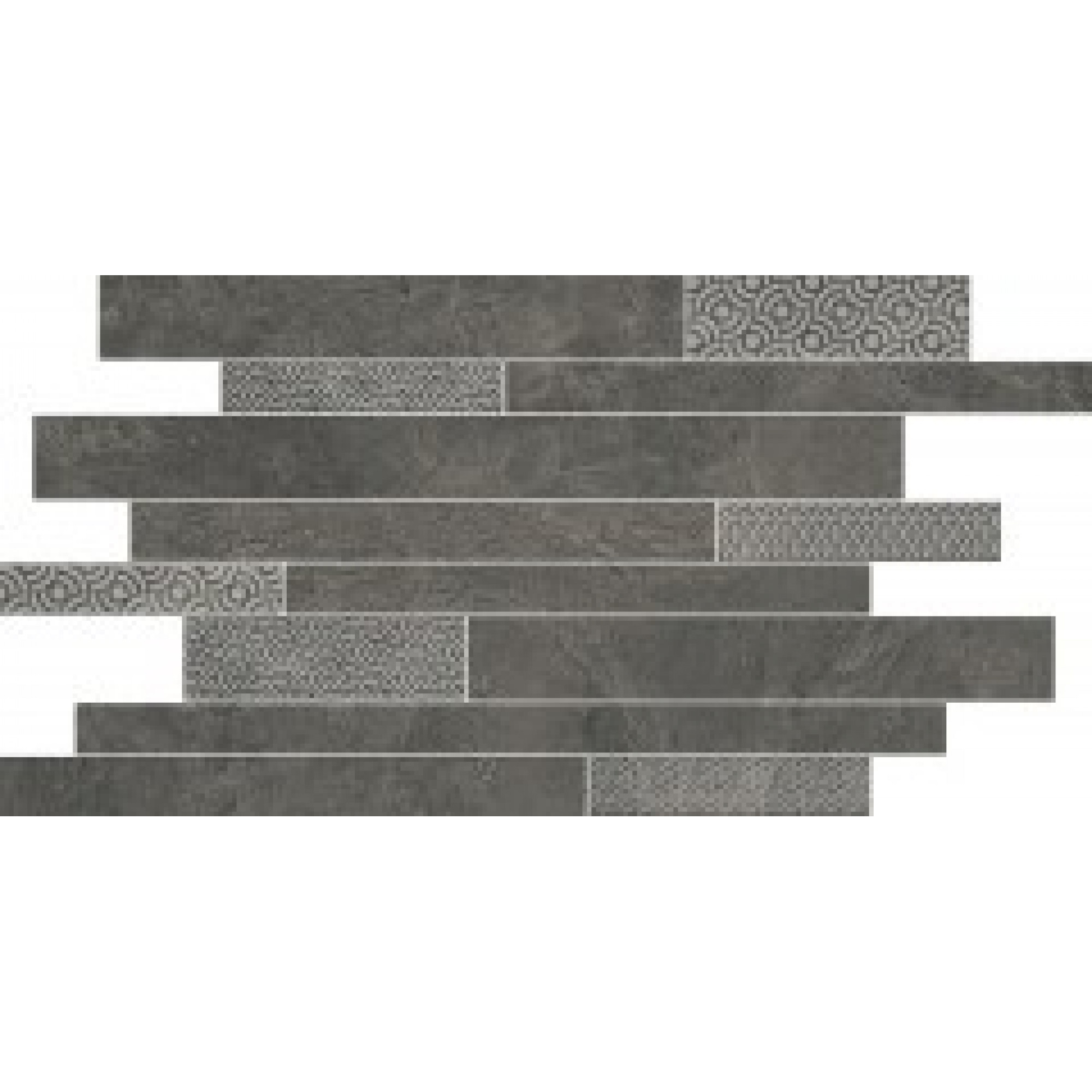 Декор к керамограниту «Керама Марацци Ламелла» тёмно-серый, 25×50.2 (SBM011\SG4585)