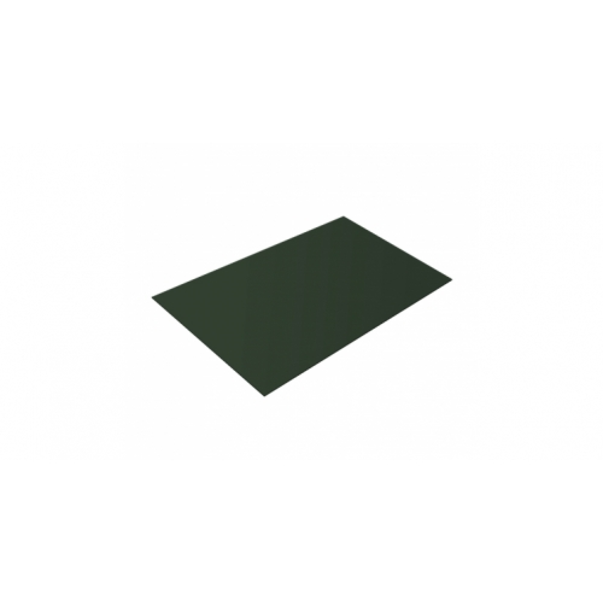 Плоский лист 0,5 GreenCoat Pural BT с пленкой RR 11 темно-зеленый (RAL 6020 хромовая зелень)