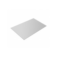 Плоский лист 0,5 Satin с пленкой RAL 9003 сигнальный белый