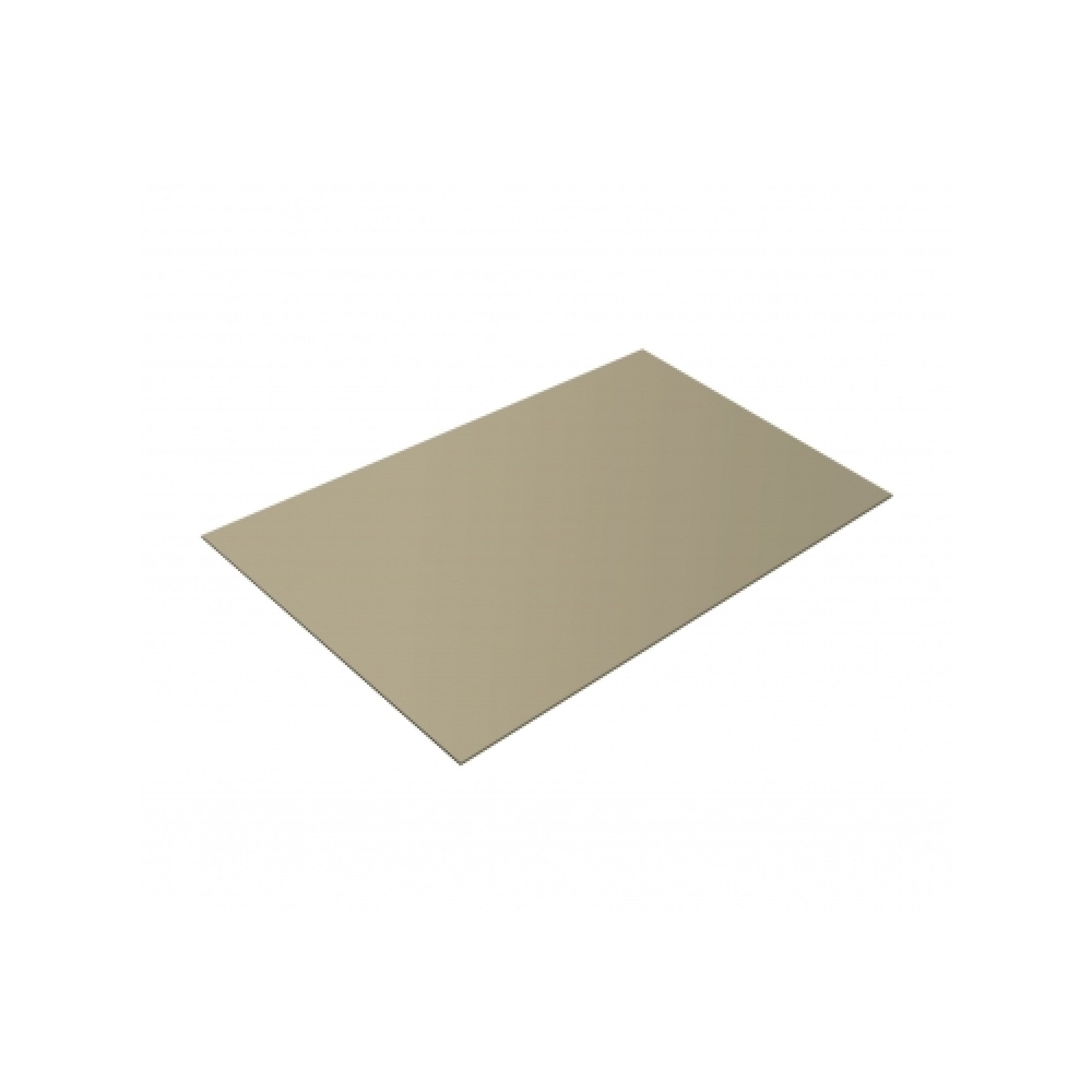 Плоский лист 0,5 Satin с пленкой RAL 1015 светлая слоновая кость