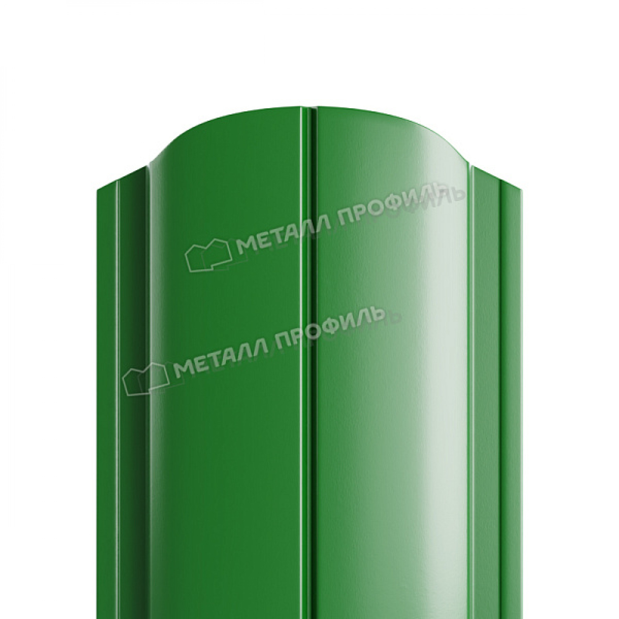 Штакетник металлический МЕТАЛЛ ПРОФИЛЬ ELLIPSE-O 19х126 NormanMP (ПЭ-01-6002-0.5)