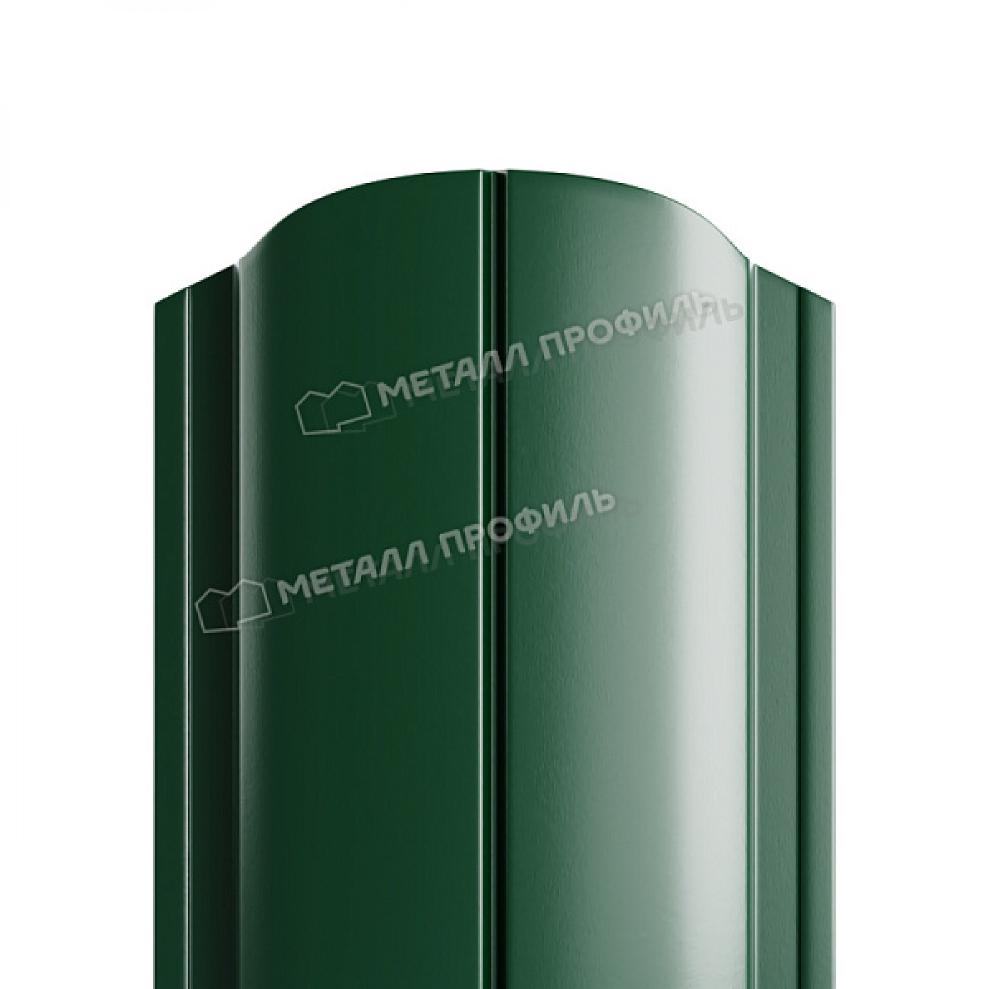 Штакетник металлический МЕТАЛЛ ПРОФИЛЬ ELLIPSE-O 19х126 (ПЭД-01-6005\6005-0.45)