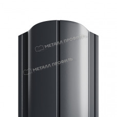 Штакетник металлический МЕТАЛЛ ПРОФИЛЬ ELLIPSE-O 19х126 NormanMP (ПЭ-01-7024-0.5)