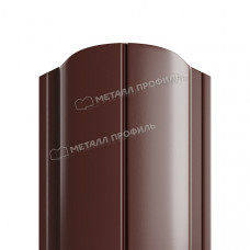 Штакетник металлический МЕТАЛЛ ПРОФИЛЬ ELLIPSE-O 19х126 NormanMP (ПЭ-01-8017-0.5)
