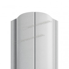 Штакетник металлический МЕТАЛЛ ПРОФИЛЬ ELLIPSE-O 19х126 NormanMP (ПЭ-01-9006-0.5)