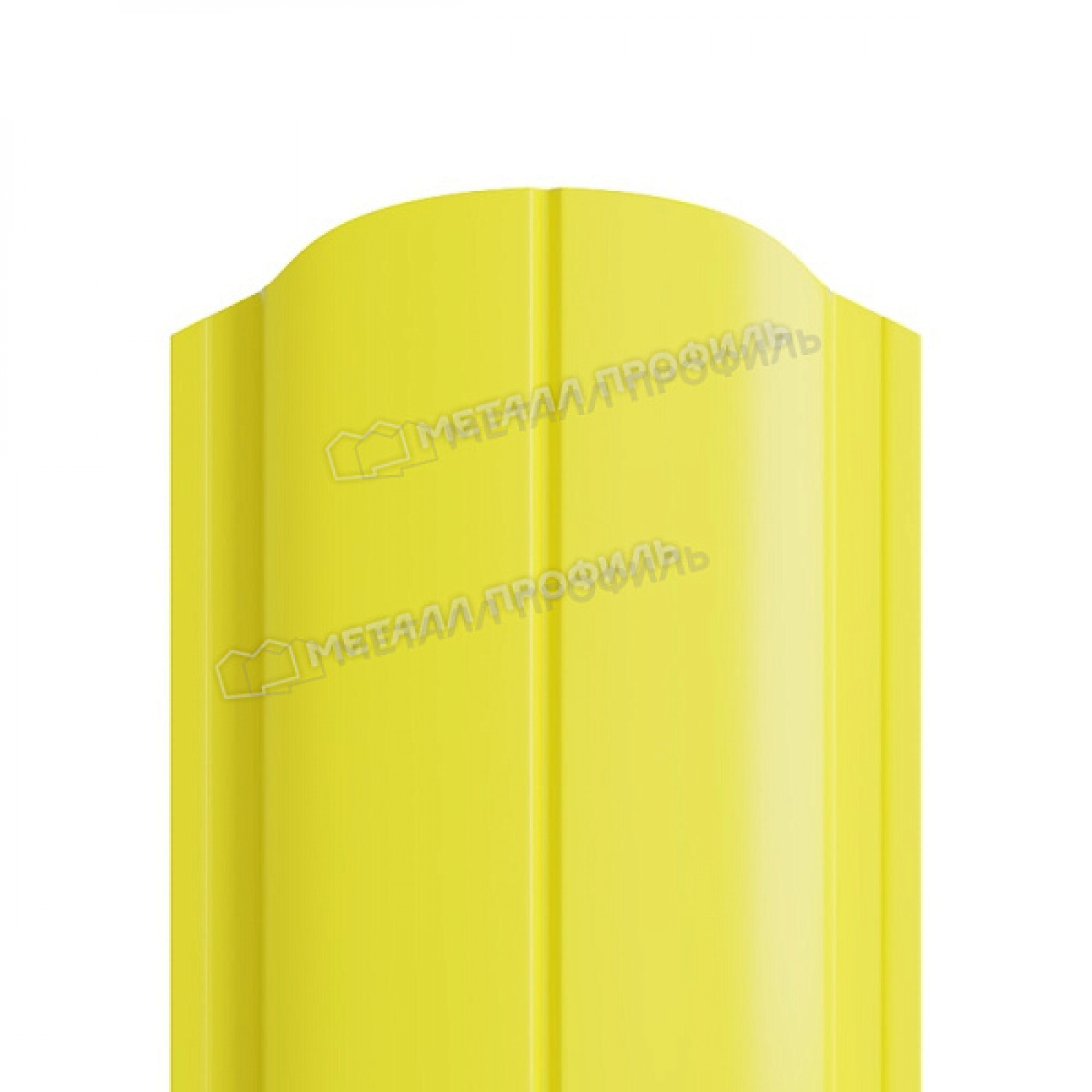 Штакетник металлический МЕТАЛЛ ПРОФИЛЬ ELLIPSE-O 19х126 NormanMP (ПЭ-01-1018-0.5)